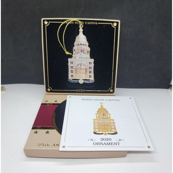 Other - 2020 Texas State Capitol Ornament 25th Anniversary Christmas Collectible WithBox